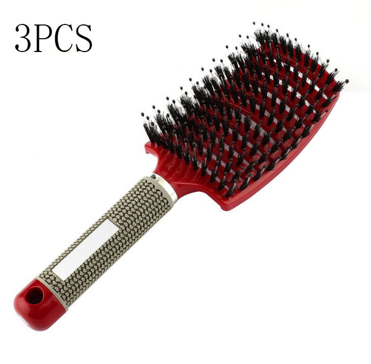 Women's Detangler Hairbrush With Bristle Nylon Scalp Massage - Expert Solutions