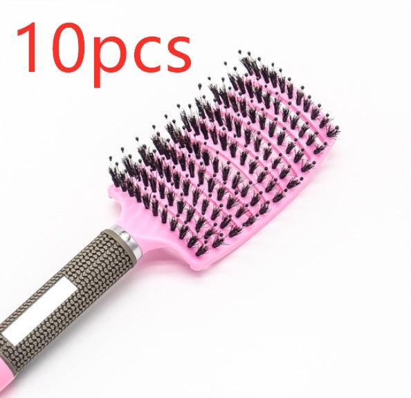 Women's Detangler Hairbrush With Bristle Nylon Scalp Massage - Expert Solutions