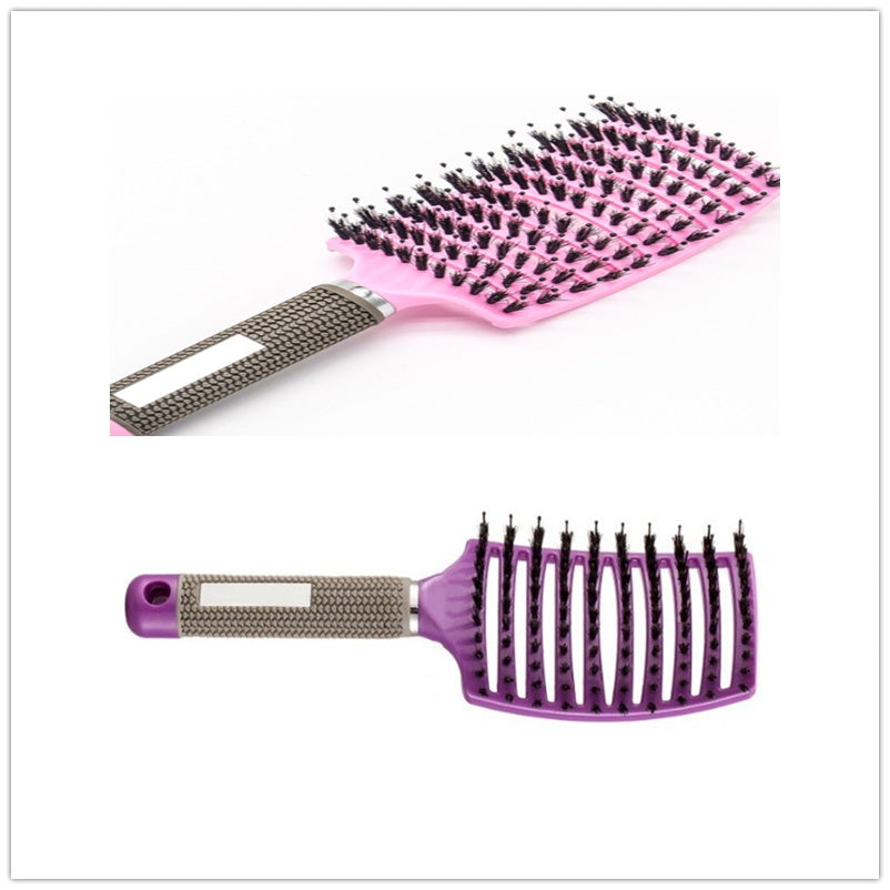 Women's Detangler Hairbrush With Bristle Nylon Scalp Massage - Expert Solutions