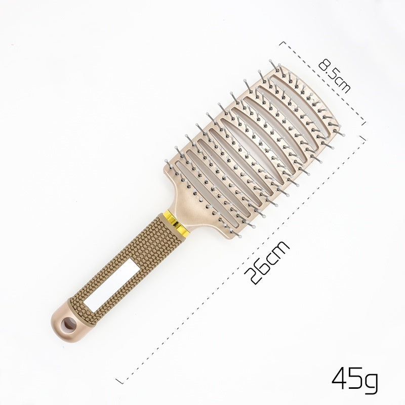 Women's Detangler Hairbrush With Bristle Nylon Scalp Massage - Expert Solutions