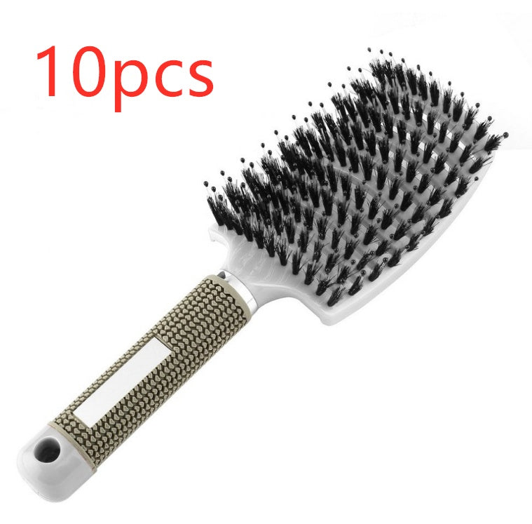 Women's Detangler Hairbrush With Bristle Nylon Scalp Massage - Expert Solutions