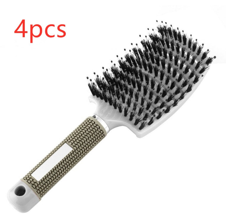 Women's Detangler Hairbrush With Bristle Nylon Scalp Massage - Expert Solutions