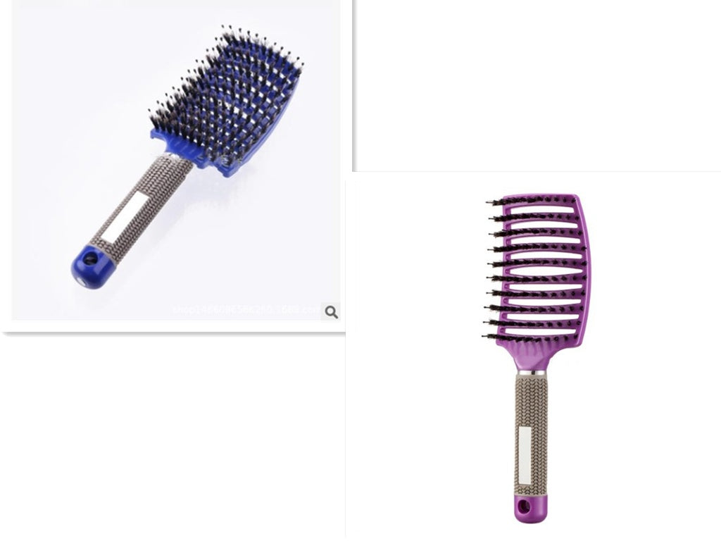 Women's Detangler Hairbrush With Bristle Nylon Scalp Massage - Expert Solutions