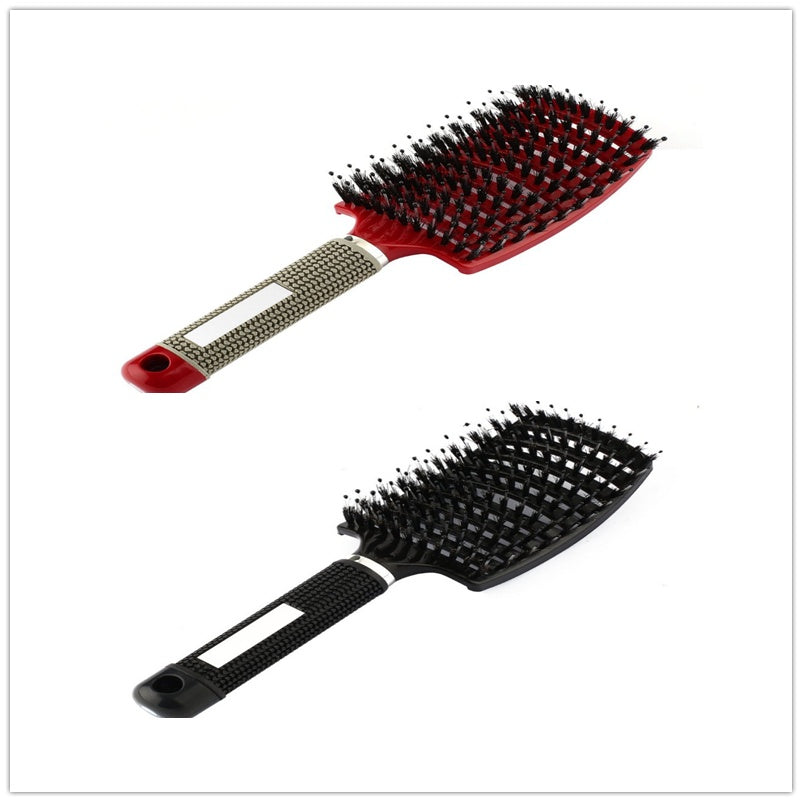 Women's Detangler Hairbrush With Bristle Nylon Scalp Massage - Expert Solutions