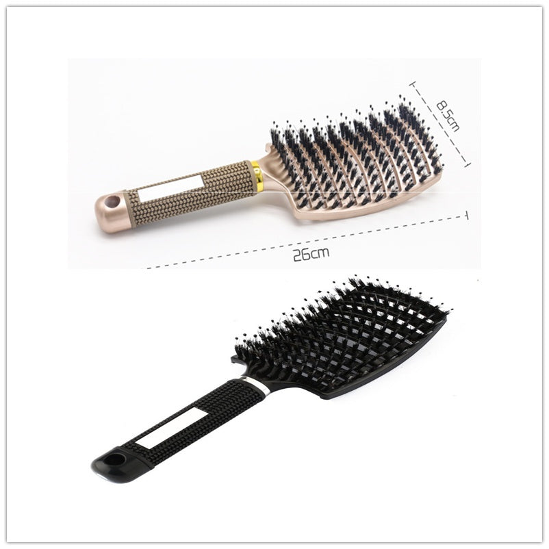 Women's Detangler Hairbrush With Bristle Nylon Scalp Massage - Expert Solutions