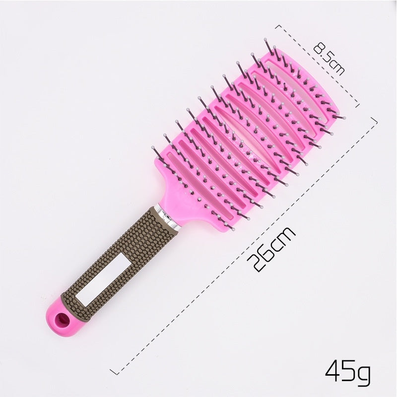 Women's Detangler Hairbrush With Bristle Nylon Scalp Massage - Expert Solutions