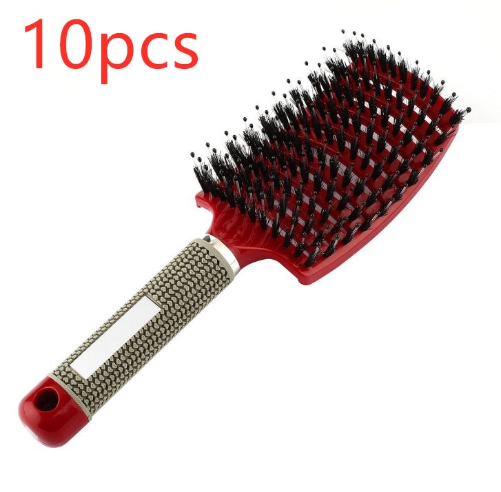 Women's Detangler Hairbrush With Bristle Nylon Scalp Massage - Expert Solutions