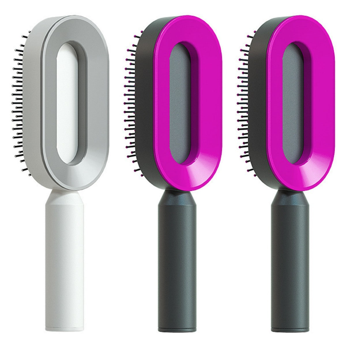 Self Cleaning and Massage Scalp Anti-Static Hairbrush - Expert Solutions