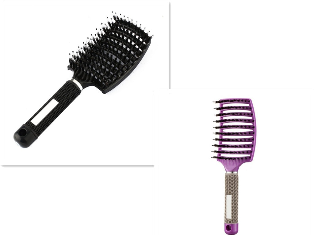 Women's Detangler Hairbrush With Bristle Nylon Scalp Massage - Expert Solutions