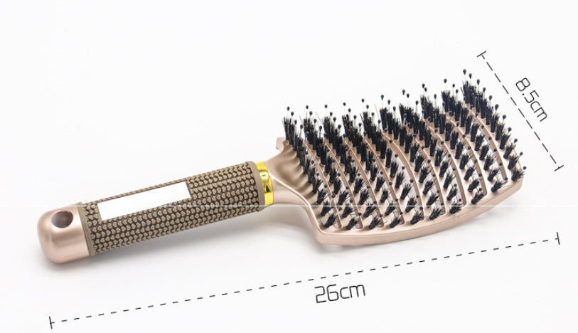 Women's Detangler Hairbrush With Bristle Nylon Scalp Massage - Expert Solutions