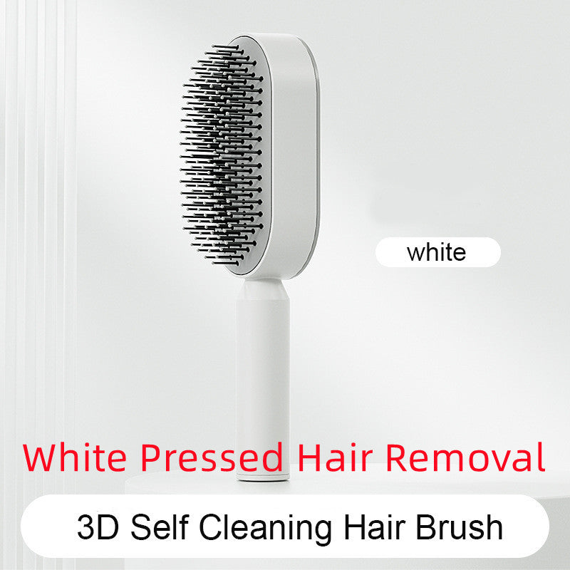 Self Cleaning and Massage Scalp Anti-Static Hairbrush - Expert Solutions