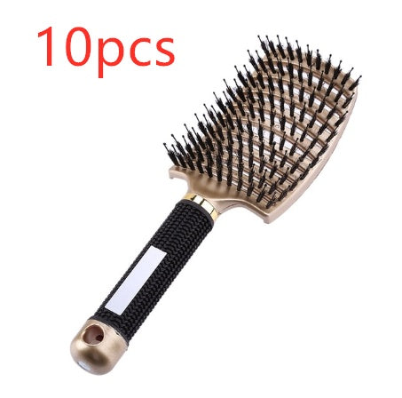 Women's Detangler Hairbrush With Bristle Nylon Scalp Massage - Expert Solutions