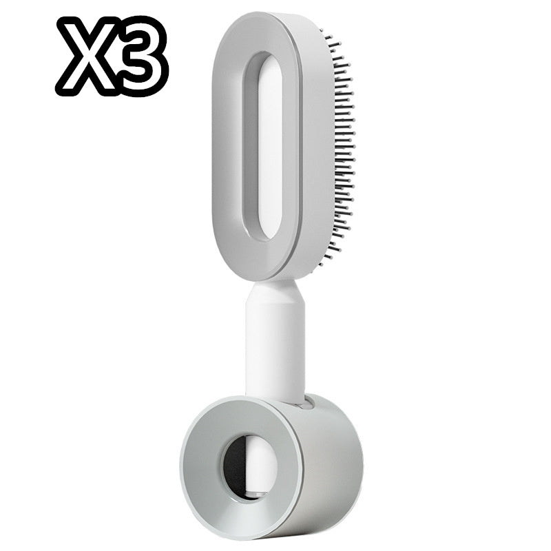 Self Cleaning and Massage Scalp Anti-Static Hairbrush - Expert Solutions