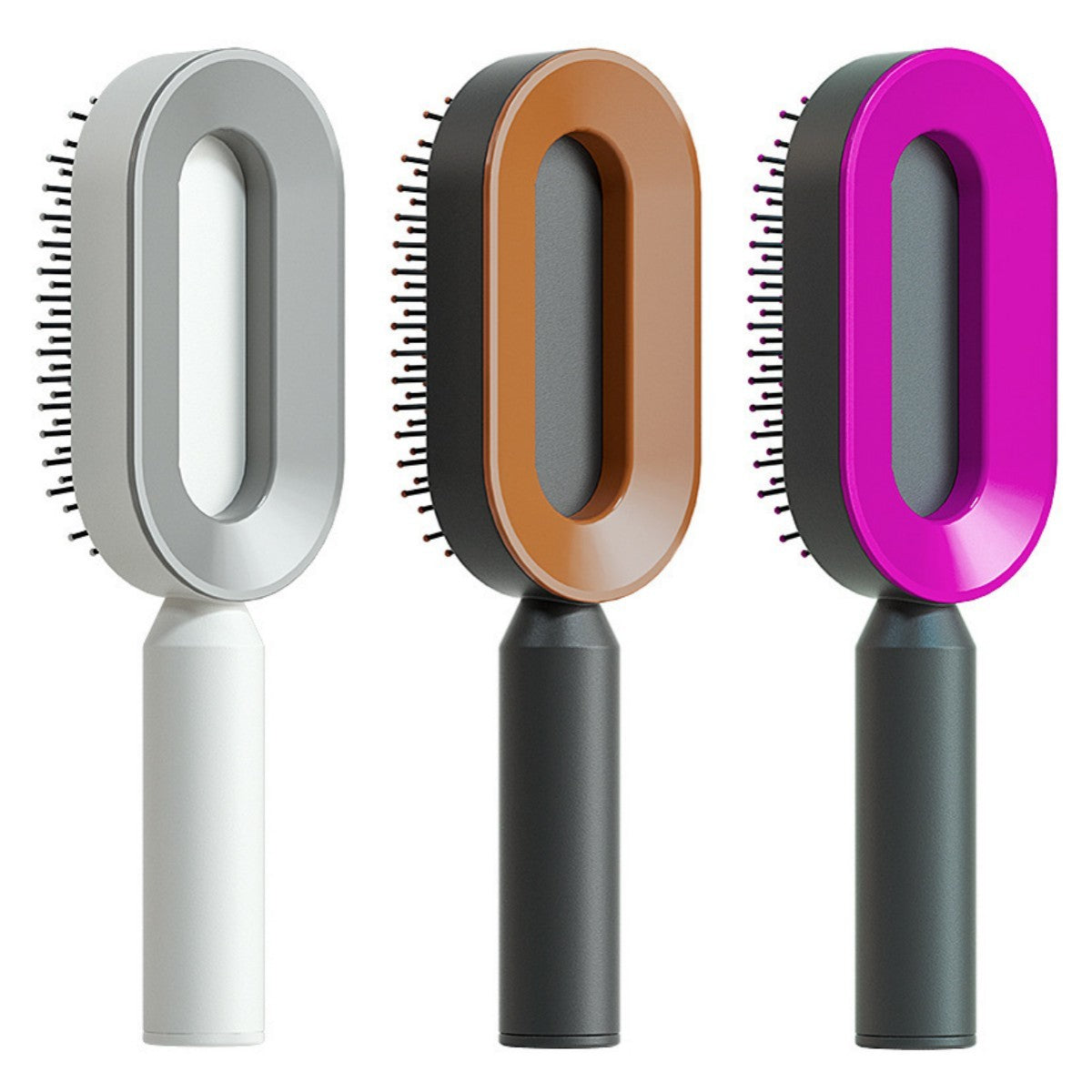 Self Cleaning and Massage Scalp Anti-Static Hairbrush - Expert Solutions