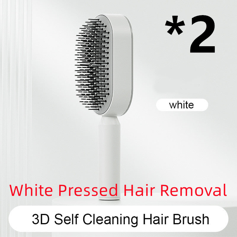 Self Cleaning and Massage Scalp Anti-Static Hairbrush - Expert Solutions