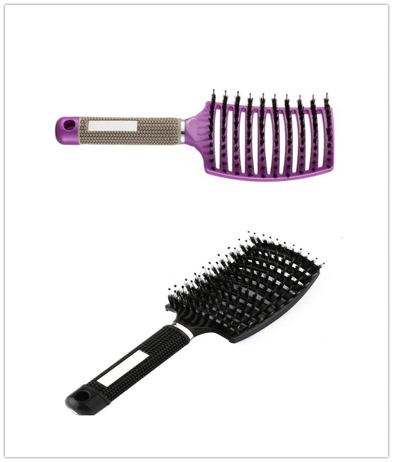 Women's Detangler Hairbrush With Bristle Nylon Scalp Massage - Expert Solutions