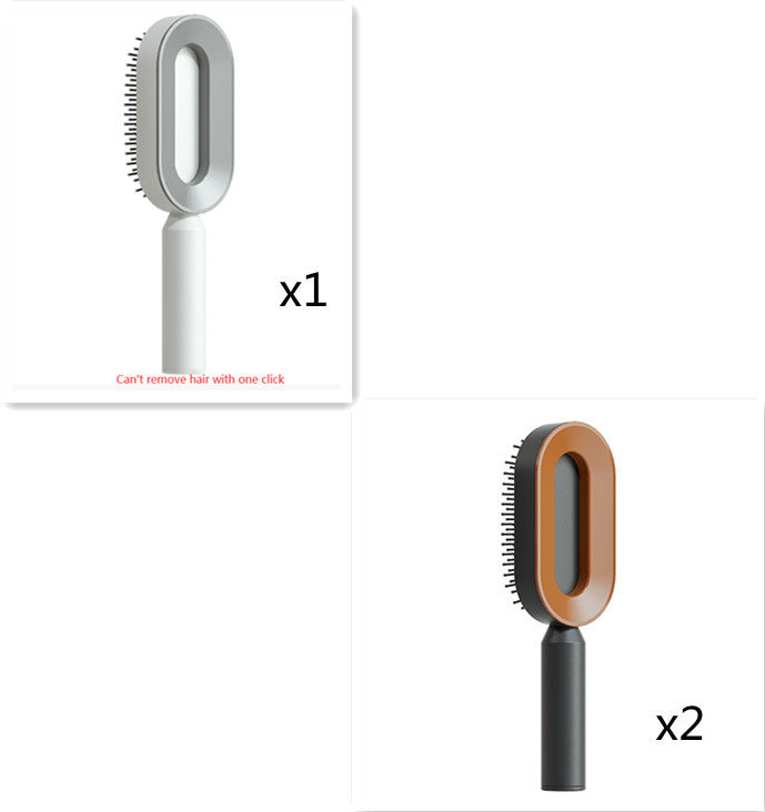 Self Cleaning and Massage Scalp Anti-Static Hairbrush - Expert Solutions