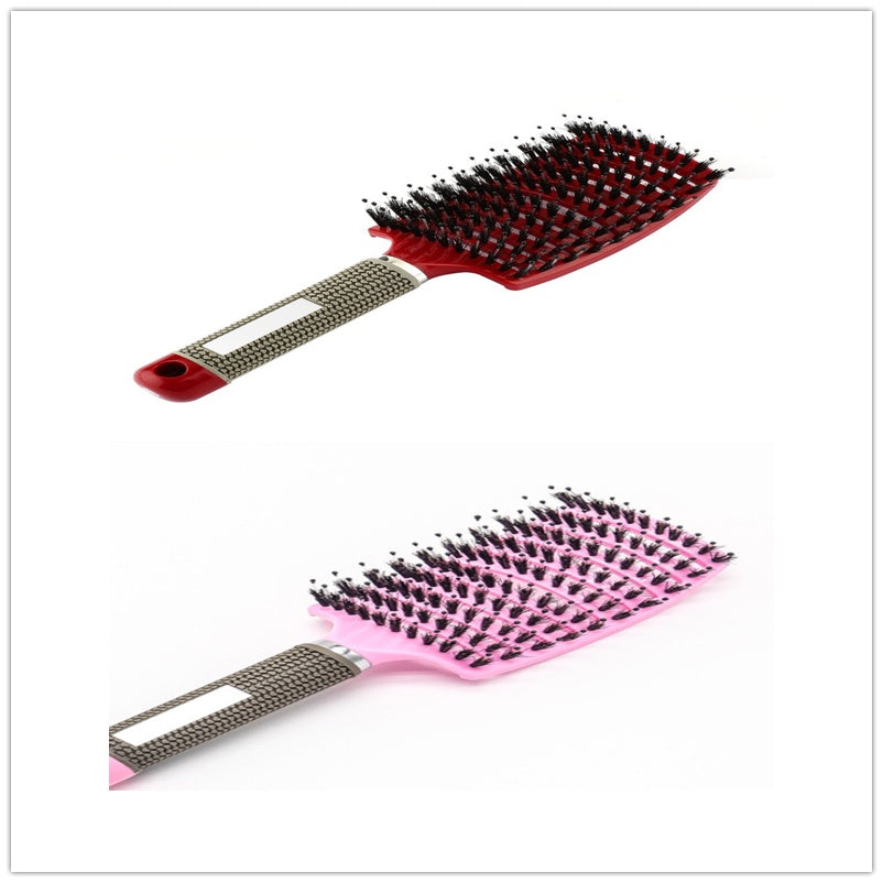 Women's Detangler Hairbrush With Bristle Nylon Scalp Massage - Expert Solutions