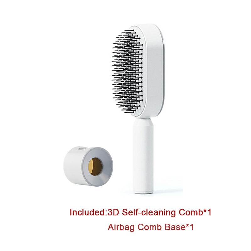 Self Cleaning and Massage Scalp Anti-Static Hairbrush - Expert Solutions