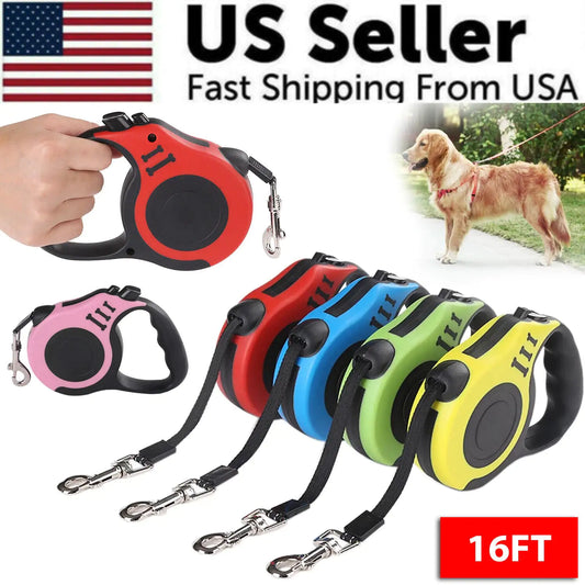 16.5FT Automatic Retractable Dog Leash - Expert Solutions