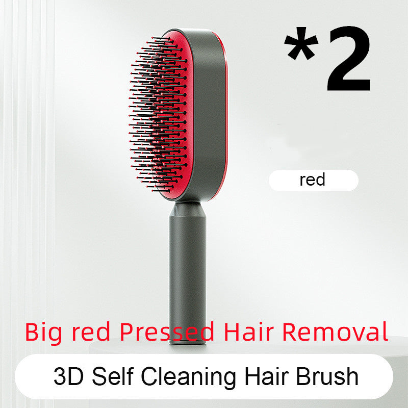 Self Cleaning and Massage Scalp Anti-Static Hairbrush - Expert Solutions