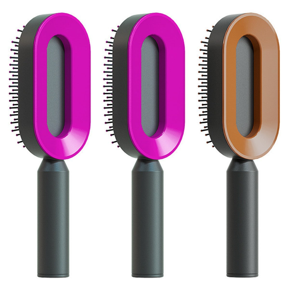 Self Cleaning and Massage Scalp Anti-Static Hairbrush - Expert Solutions