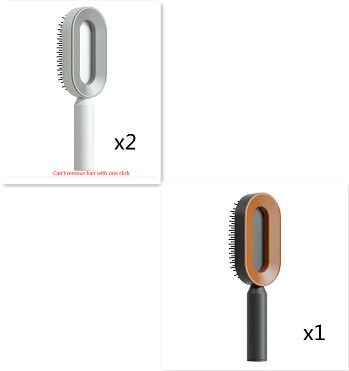 Self Cleaning and Massage Scalp Anti-Static Hairbrush - Expert Solutions