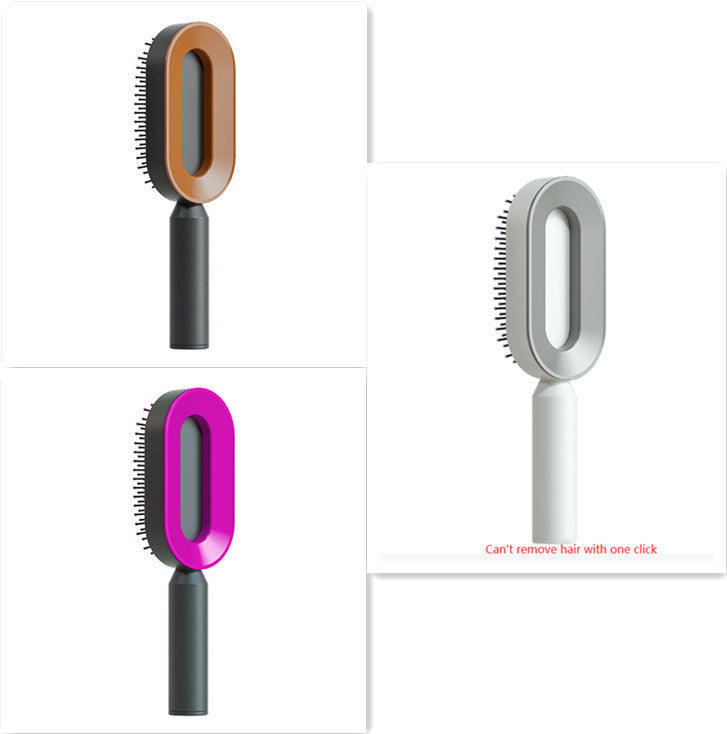 Self Cleaning and Massage Scalp Anti-Static Hairbrush - Expert Solutions