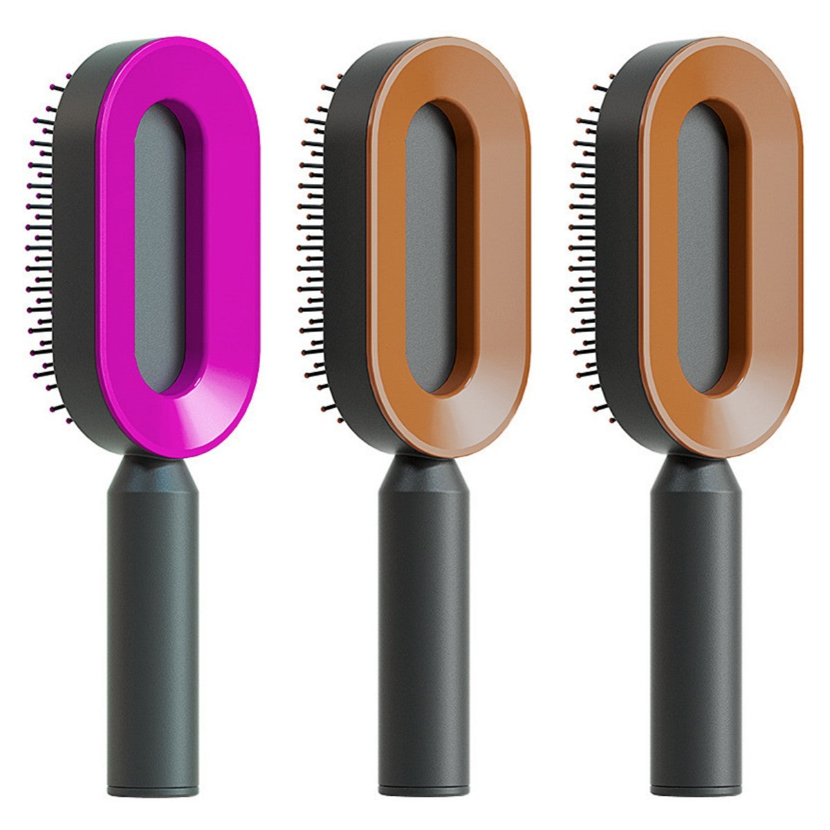 Self Cleaning and Massage Scalp Anti-Static Hairbrush - Expert Solutions