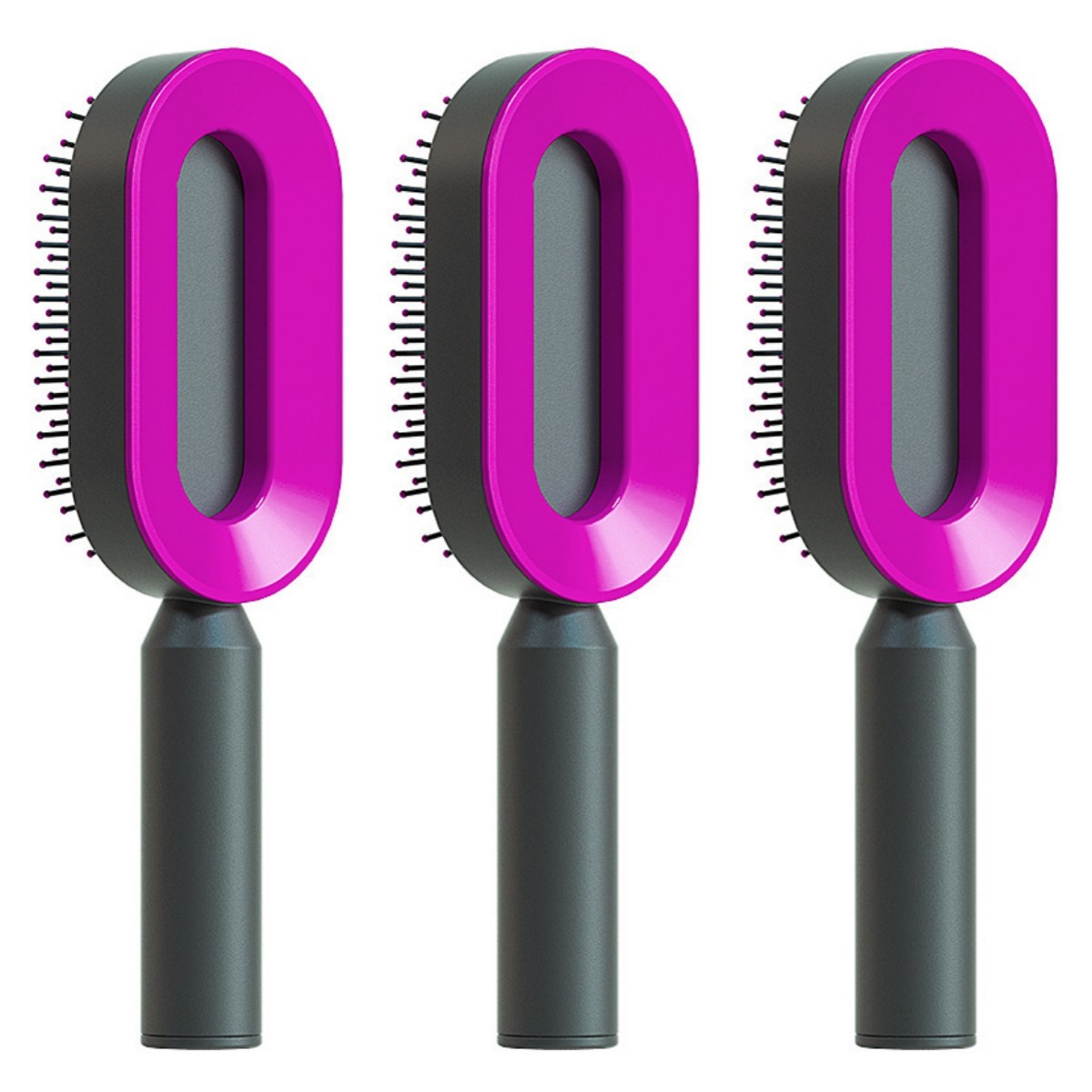 Self Cleaning and Massage Scalp Anti-Static Hairbrush - Expert Solutions