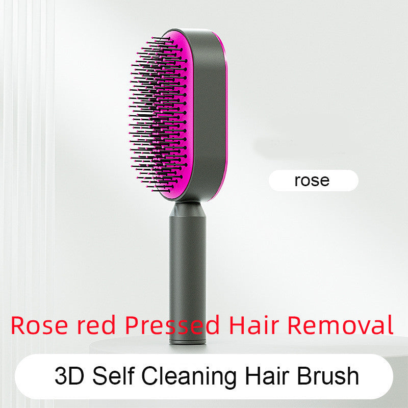 Self Cleaning and Massage Scalp Anti-Static Hairbrush - Expert Solutions