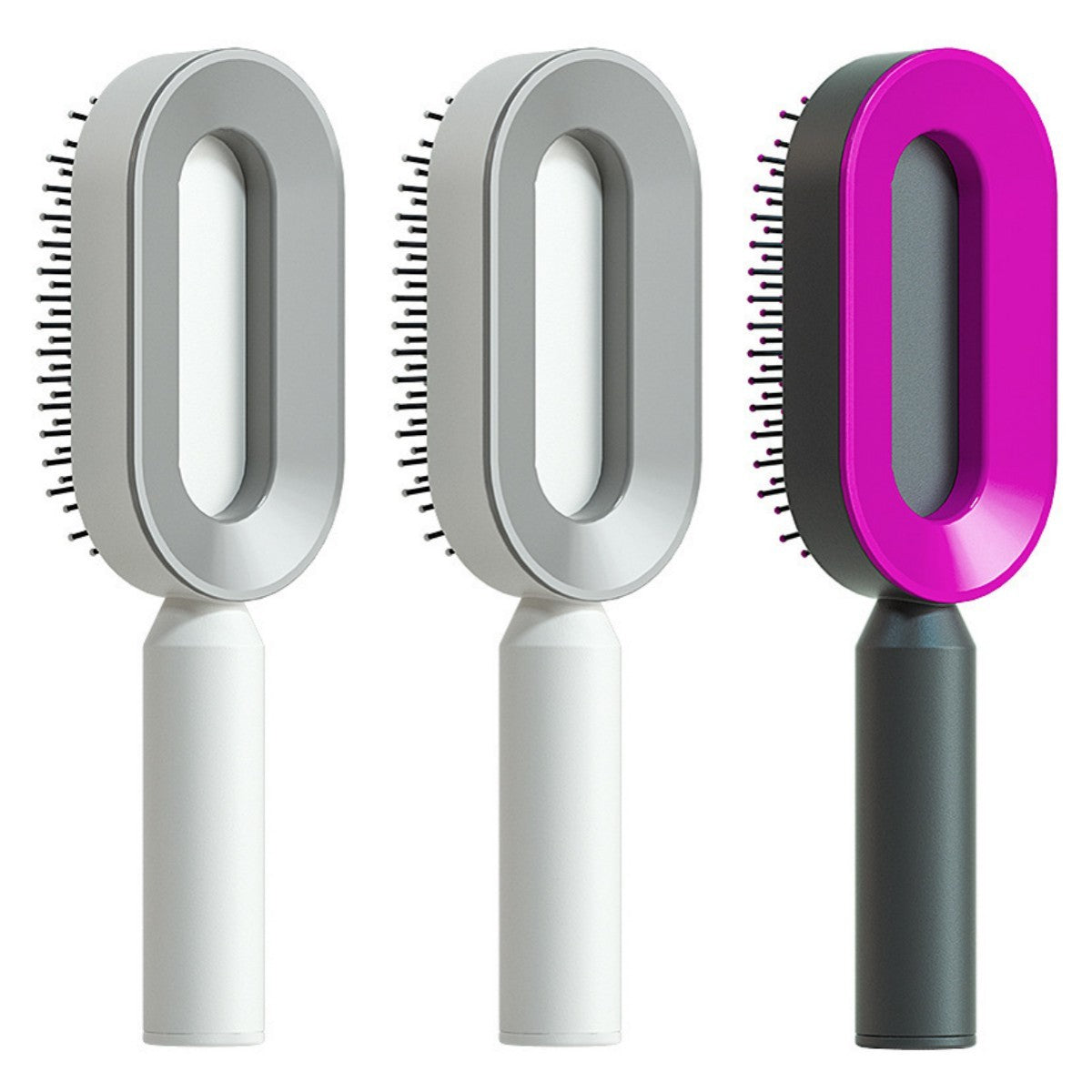 Self Cleaning and Massage Scalp Anti-Static Hairbrush - Expert Solutions