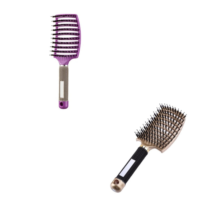 Women's Detangler Hairbrush With Bristle Nylon Scalp Massage - Expert Solutions