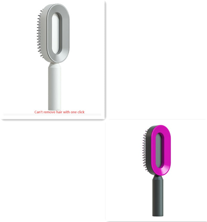 Self Cleaning and Massage Scalp Anti-Static Hairbrush - Expert Solutions